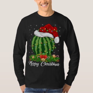 Watermelon Lover Matching Santa Hat Watermelon Chr T-Shirt