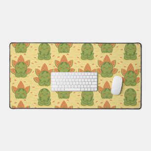 Watermelon Meditators Zen Desk Mat