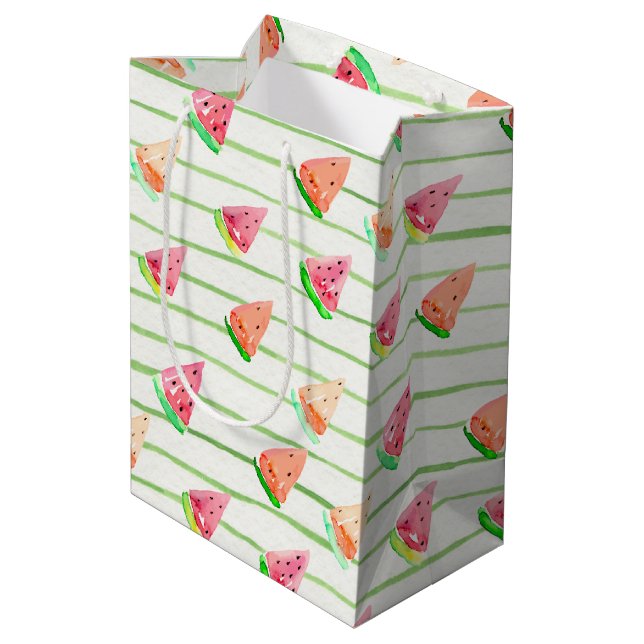 Watermelon Medium Gift Bag (Back Angled)