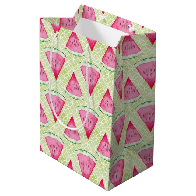 Watermelon Medium Gift Bag (Back Angled)