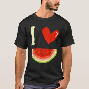 Watermelon Melon Summer Vacation Season Fruit Love T-Shirt
