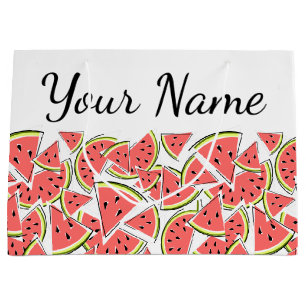 Watermelon Name Large Gift Bag