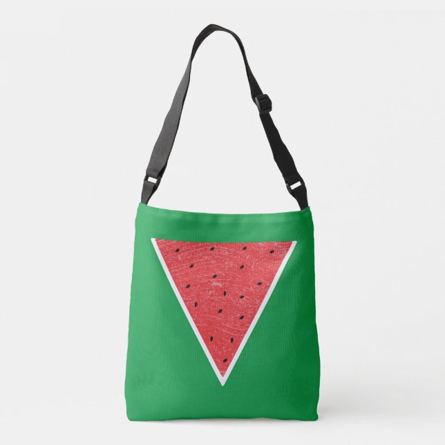 watermelon Palestine فلسطين Crossbody Bag (Back)