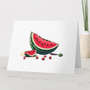 Watermelon Palestine Card
