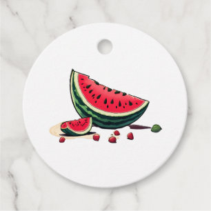 Watermelon Palestine Favour Tags