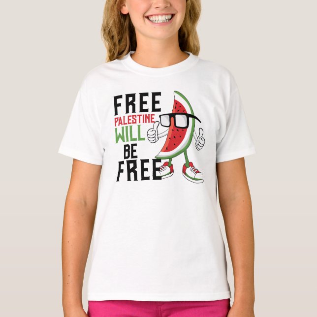 Watermelon Palestine fFreedom T-Shirt (Front)