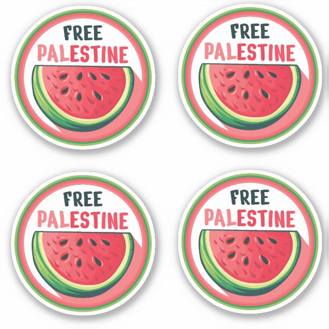 Watermelon Palestine Free Colorfull (Front)