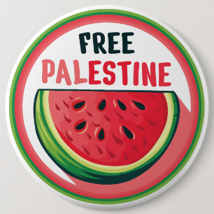 Watermelon Palestine Free Colorfull 6 Cm Round Badge