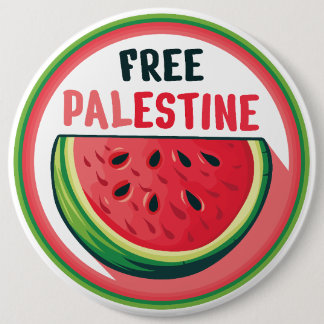 Watermelon Palestine Free Colorfull 6 Cm Round Badge