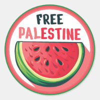 Watermelon Palestine Free Colorfull