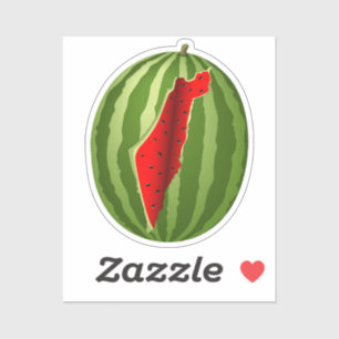 Watermelon Palestine Map Slice