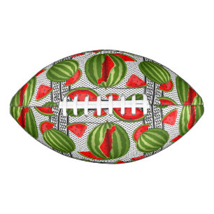 Watermelon Palestine Map Slice American Football