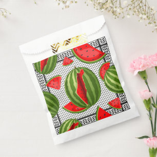 Watermelon Palestine Map Slice Favour Bags