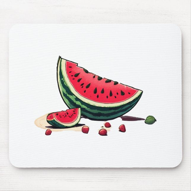 Watermelon Palestine Mouse Mat (Front)