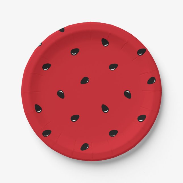 Watermelon Paper Plate (Front)