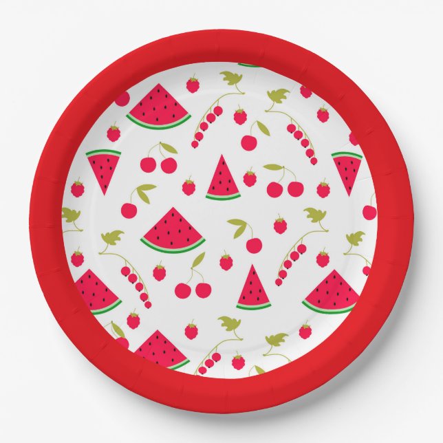 Watermelon Paper Plate (Front)