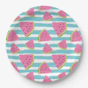 Watermelon Paper Plate