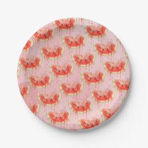 Watermelon Paper Plate