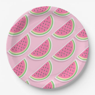 Watermelon Paper Plate