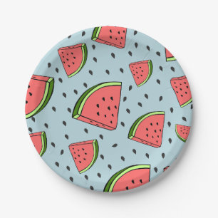 Watermelon Paper Plate