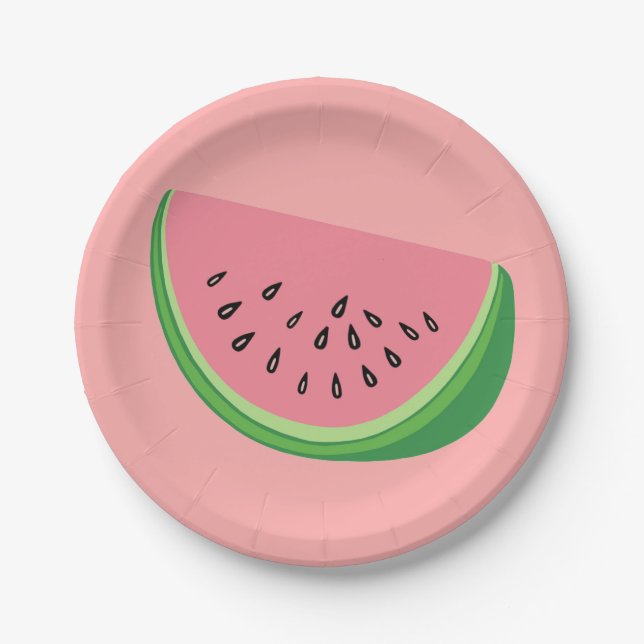 Watermelon Paper Plate (Front)