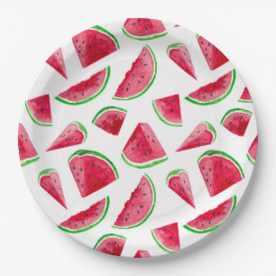 Watermelon Paper Plate