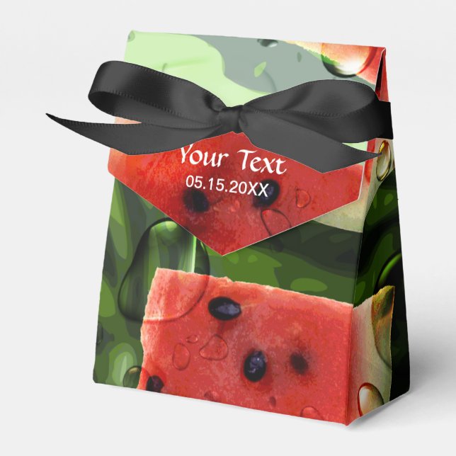 Watermelon Party Favour Box (Front Side)