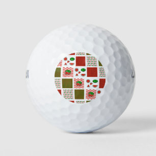 Watermelon Patchwork Golf Balls