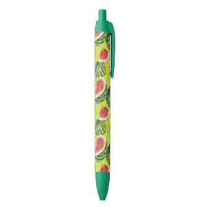 Watermelon Pattern 2 Black Ink Pen