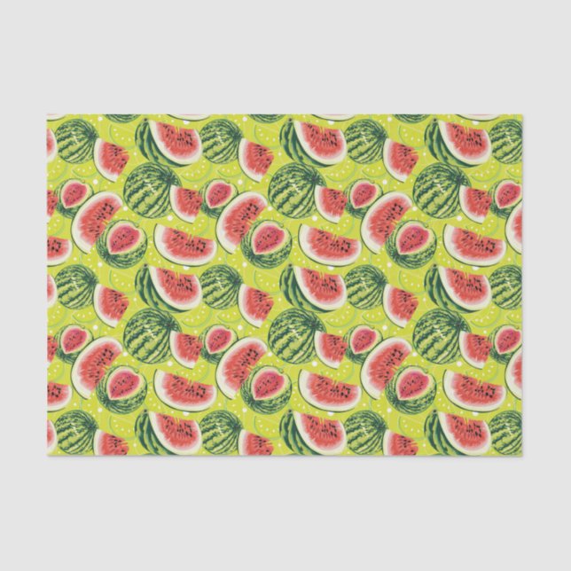 Watermelon Pattern 2 Tissue Paper (Front)