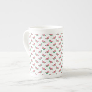 Watermelon Pattern Bone China Mug