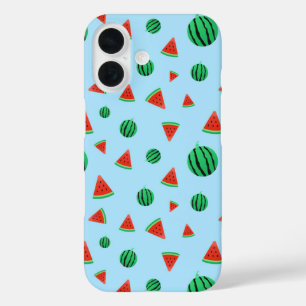 Watermelon Pattern iPhone 16 Case
