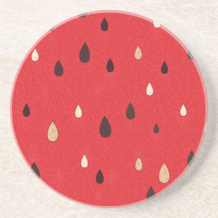 Watermelon Pattern Coaster