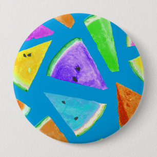 Watermelon Pattern Creation 10 10 Cm Round Badge