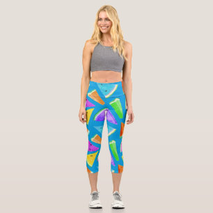 Watermelon Pattern Creation 10 Capri Leggings