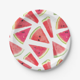 Watermelon Pattern Creation 2 Paper Plate