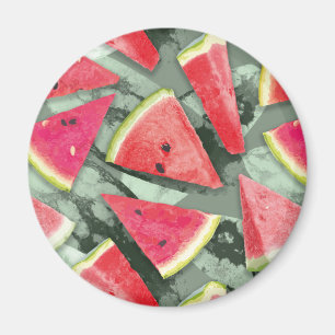 Watermelon Pattern Creation 4 Magnet