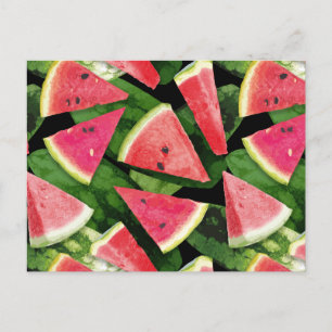 Watermelon Pattern Creation 5 Postcard