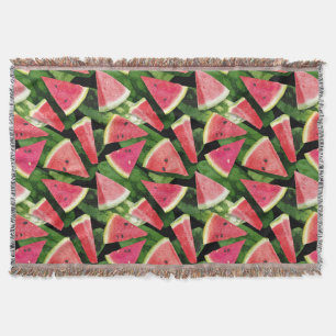 Watermelon Pattern Creation 5 Throw Blanket