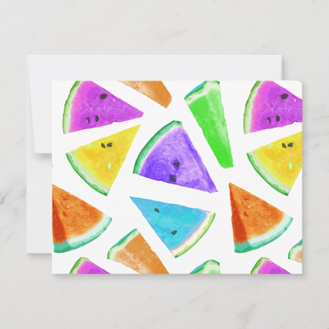 Watermelon Pattern Creation 6 Card (Front)