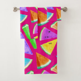 Watermelon Pattern Creation 9 Bath Towel Set