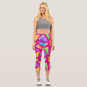 Watermelon Pattern Creation 9 Capri Leggings