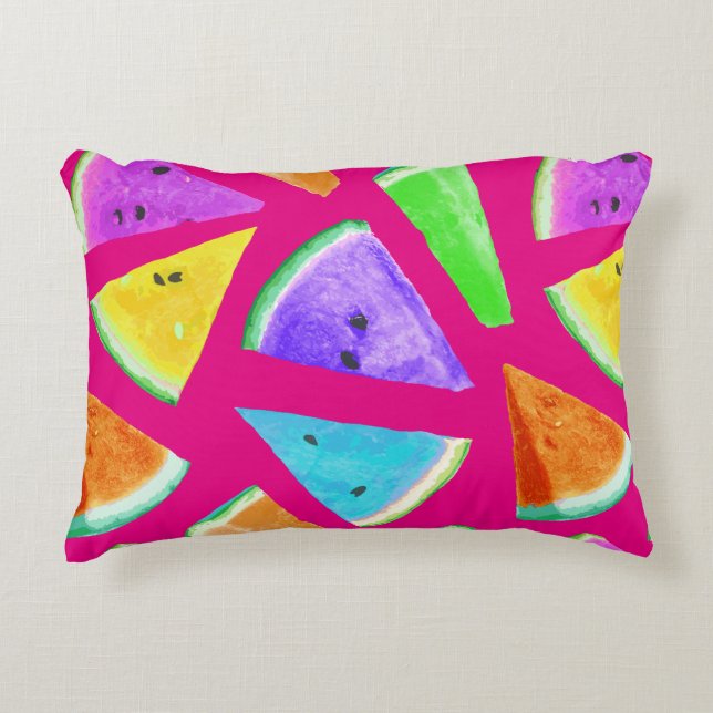Watermelon Pattern Creation 9 Decorative Cushion (Front)