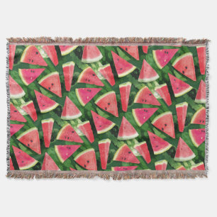 Watermelon Pattern Creation Throw Blanket