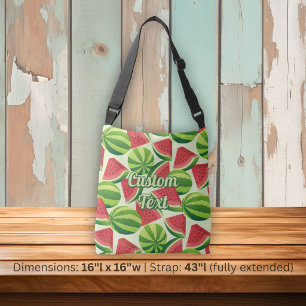 Watermelon Pattern Crossbody Bag
