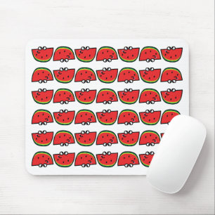 Watermelon Pattern Design Colourful Fruit Summer Mouse Mat
