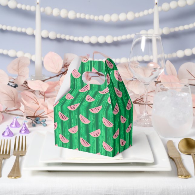 Watermelon Pattern  Favour Box (Wedding)