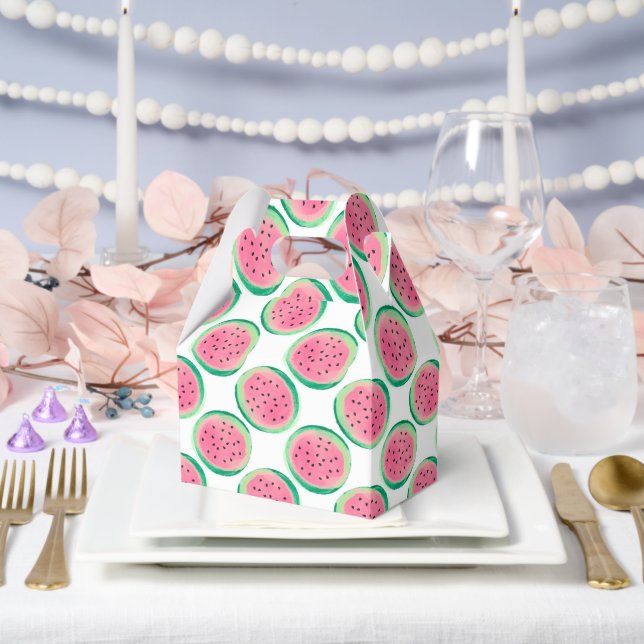 Watermelon Pattern  Favour Box (Wedding)