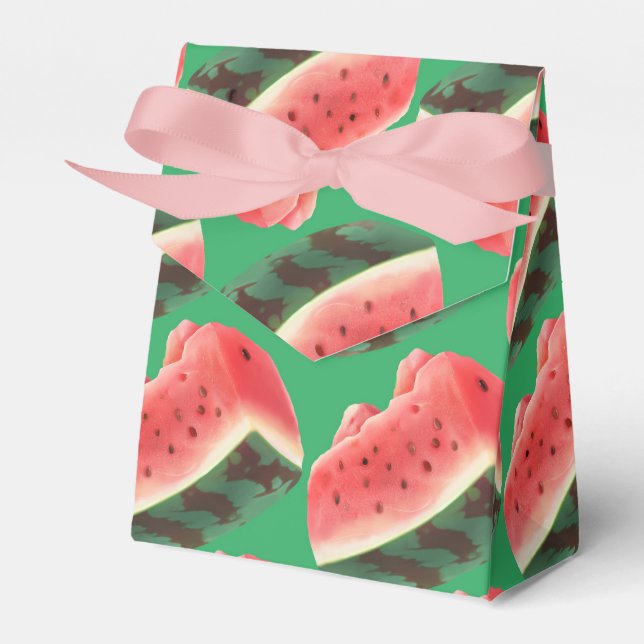 Watermelon Pattern Favour Box (Front Side)