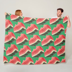 Watermelon Pattern Fleece Blanket
